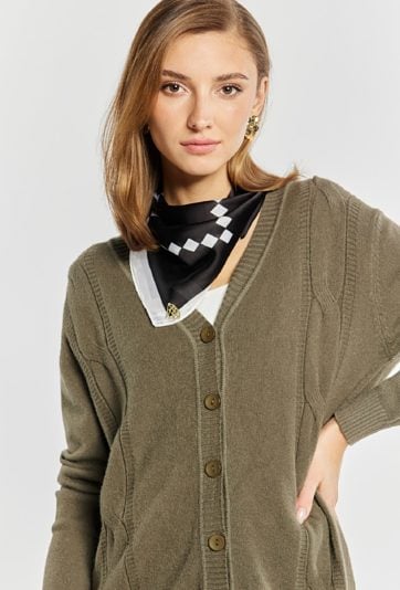 Rozpinany sweter damski
