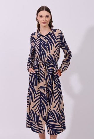 Długa szmizjerka z wiskozy