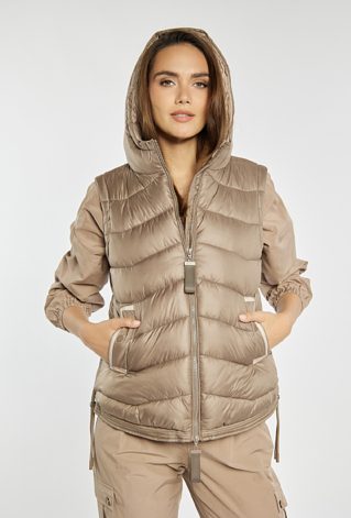 Kamizelka damska z kapturem