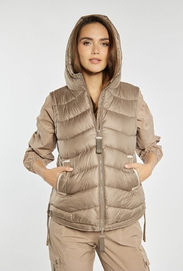 Kamizelka damska z kapturem