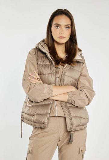 Kamizelka damska z kapturem