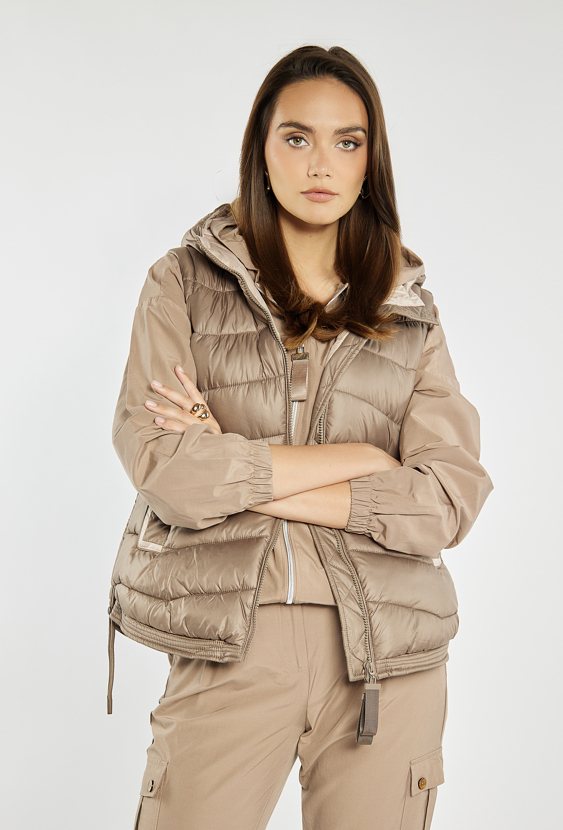 Kamizelka damska z kapturem