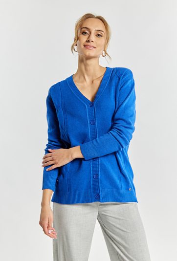 Rozpinany sweter damski