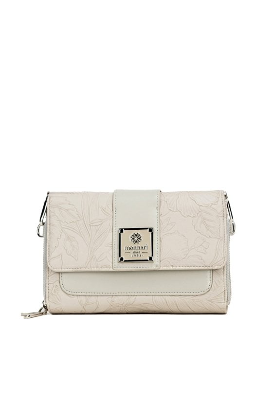 Mała torebka z roślinnym wzorem