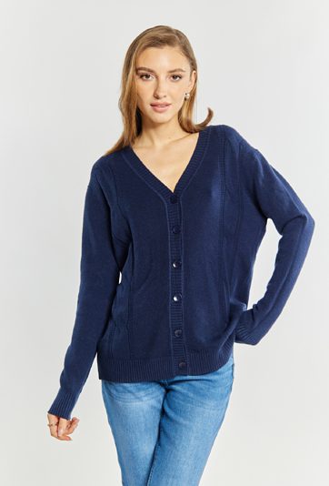 Rozpinany sweter damski