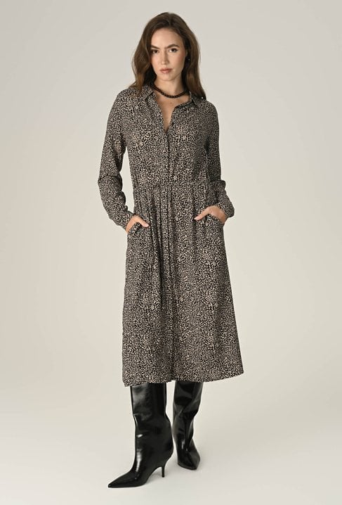 Długa szmizjerka z wiskozy