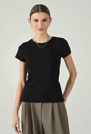 T-shirt damski z krótkim rękawem