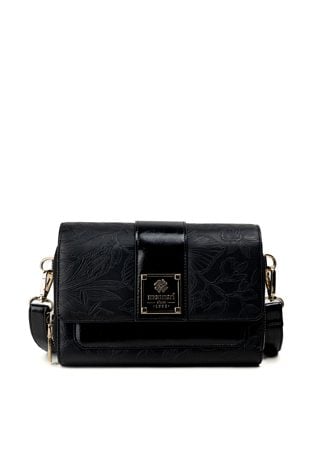 Mała torebka z roślinnym wzorem