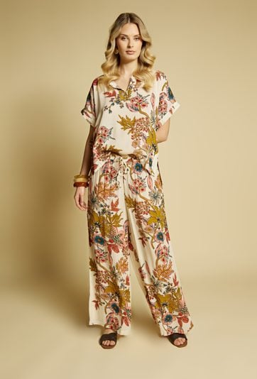 Spodnie pareo wzorzyste