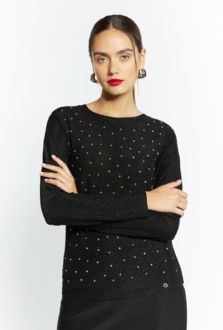 Połyskująca bluzka damska