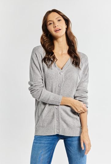 Rozpinany sweter damski