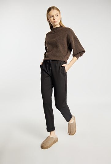 Spodnie z wiązaniem