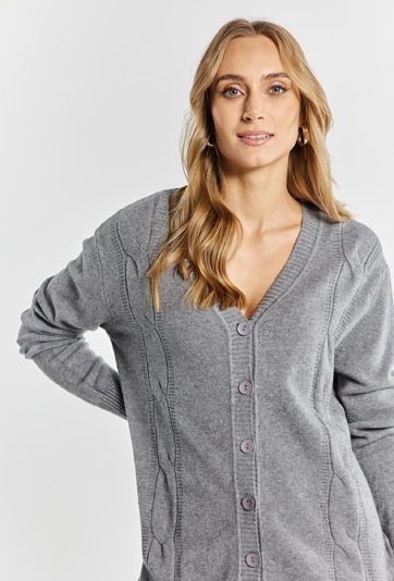 Rozpinany sweter damski