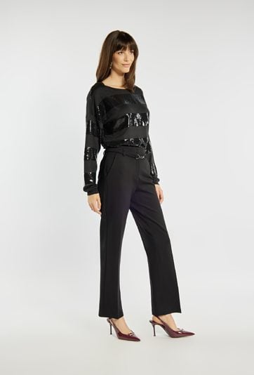 Eleganckie czarne spodnie