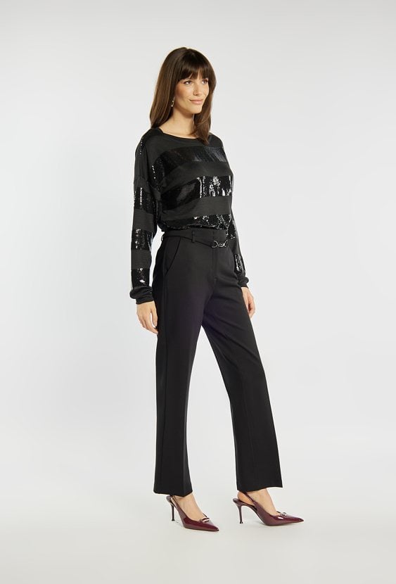 Eleganckie czarne spodnie