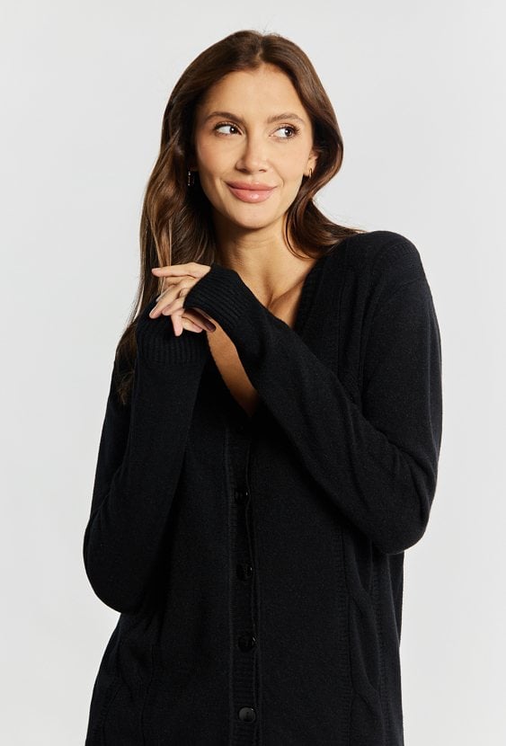 Rozpinany sweter damski