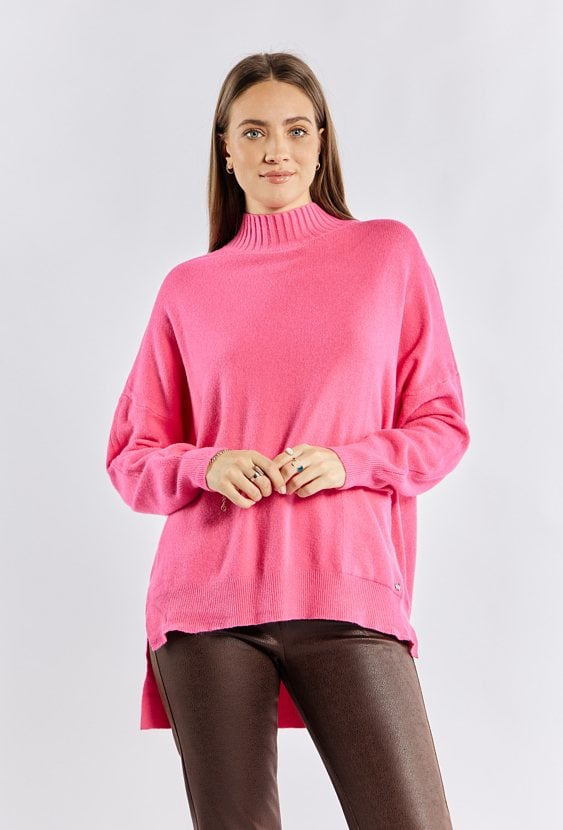 Sweter damski z jedną kieszonką