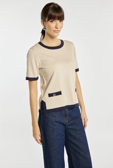 Sweter damski na krótki rękaw