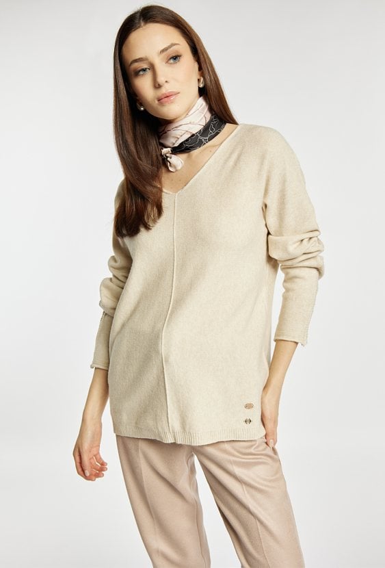 Sweter damski z wiskozą