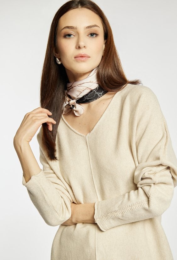 Sweter damski z wiskozą