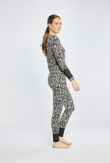 Wzorzyste spodnie damskie