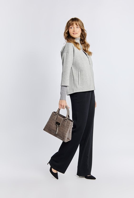 Lakierowa torba damska