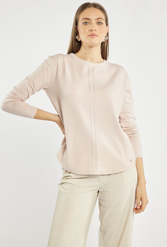 Sweter damski z połyskiem