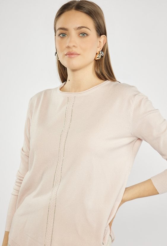 Sweter damski z połyskiem