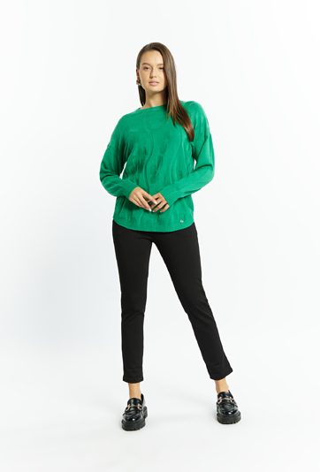 Wiskozowy sweter damski