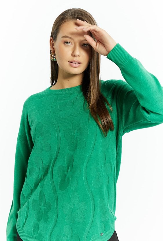 Wiskozowy sweter damski