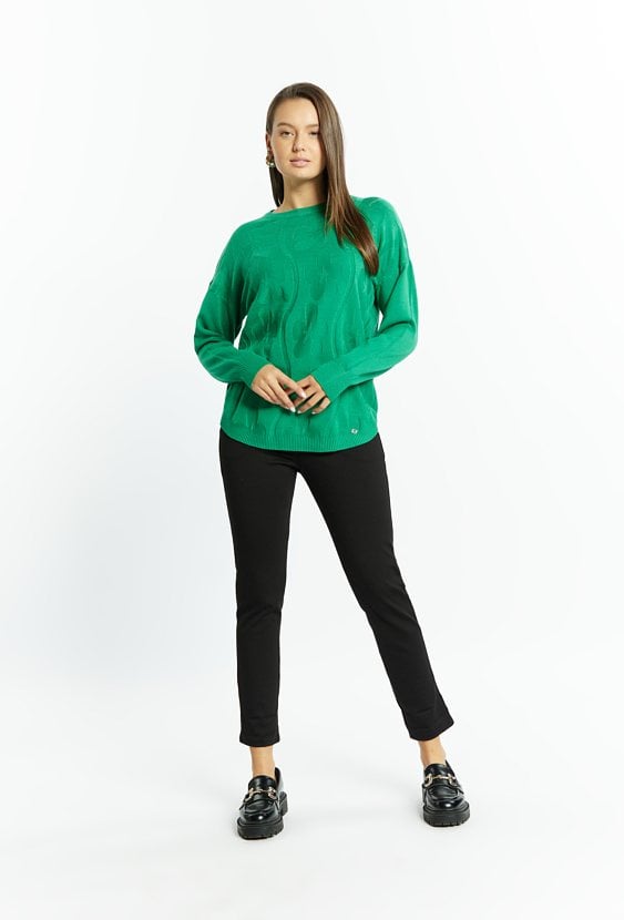 Wiskozowy sweter damski