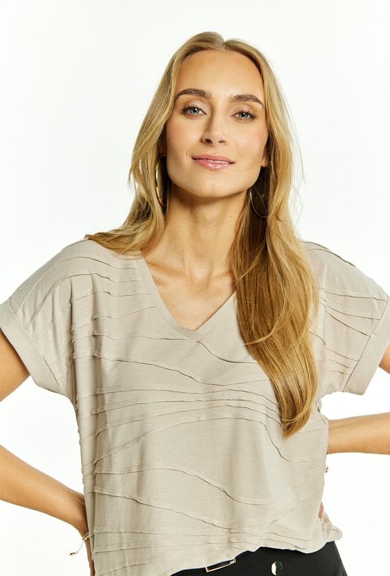 Bluzka damska z ciekawą fakturą