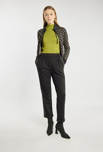 Spodnie z gumką w pasie