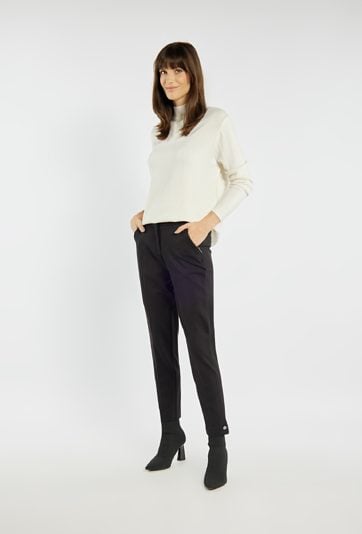 Eleganckie, czarne spodnie