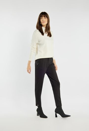 Eleganckie, czarne spodnie