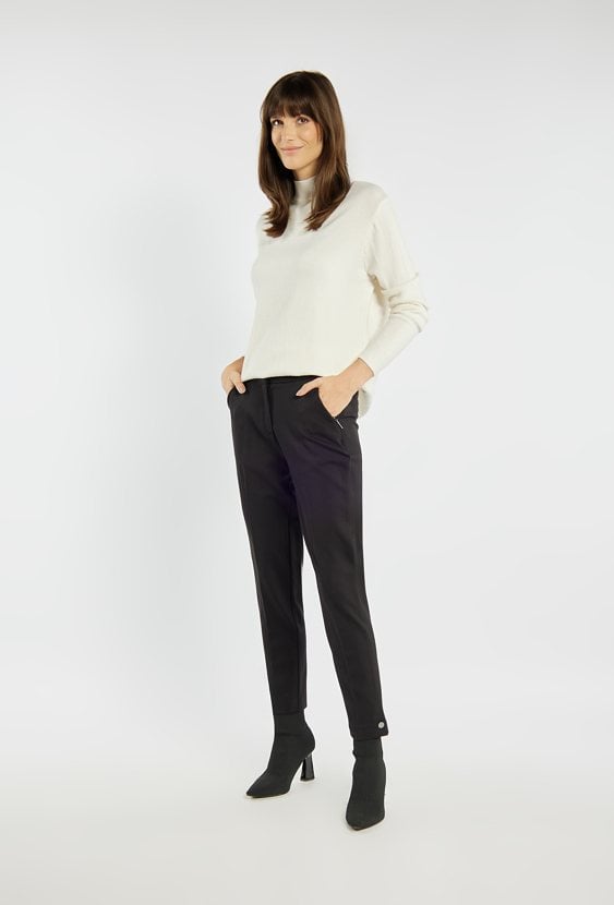 Eleganckie, czarne spodnie