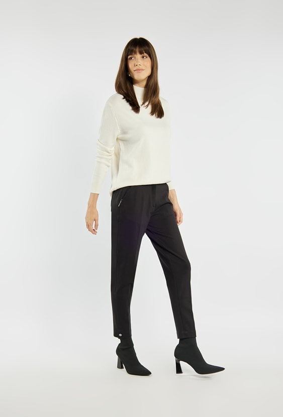 Eleganckie, czarne spodnie