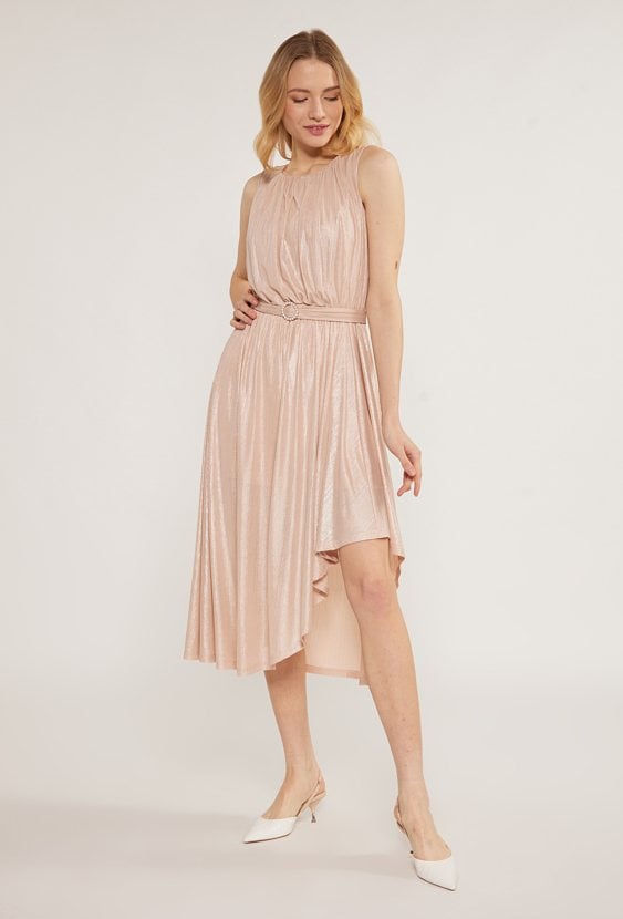 Połyskująca sukienka w eleganckim stylu