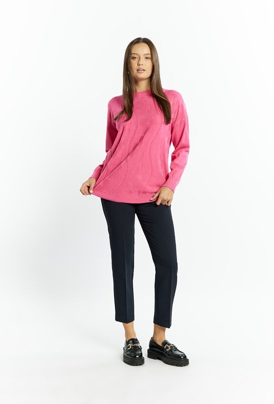 Wiskozowy sweter damski