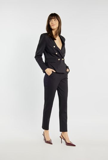 Czarne spodnie damskie