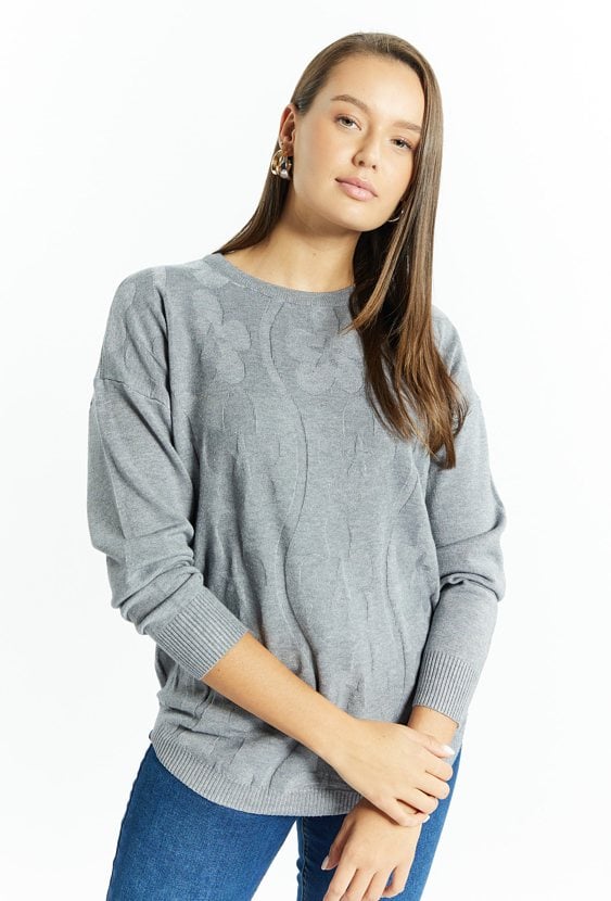 Wiskozowy sweter damski