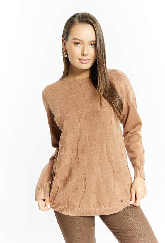 Wiskozowy sweter damski