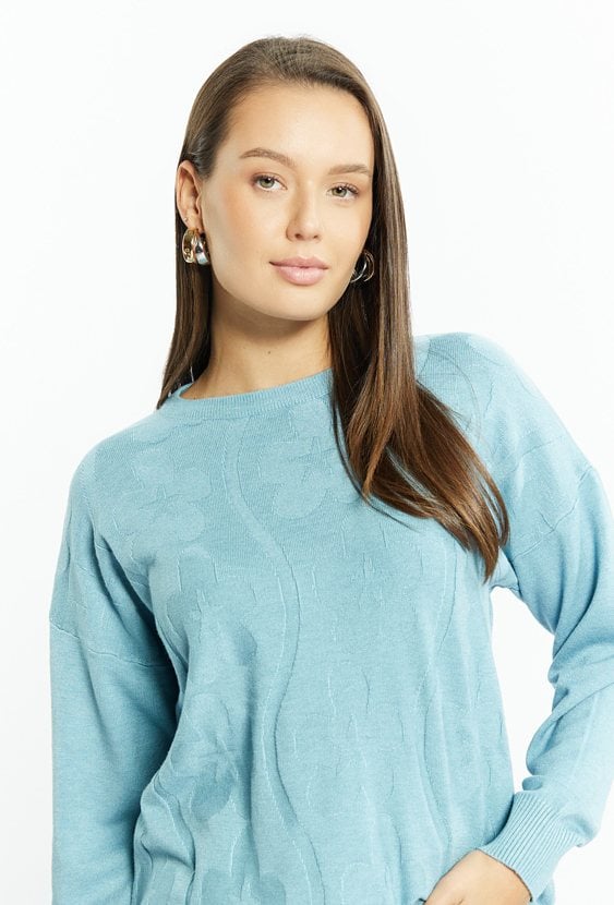 Wiskozowy sweter damski