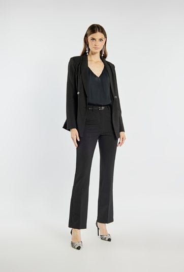 Eleganckie spodnie z połyskiem