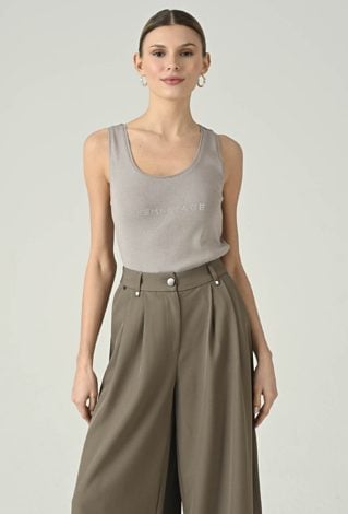 Top damski bez rękawów