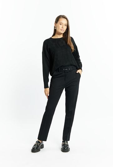 Wiskozowy sweter damski