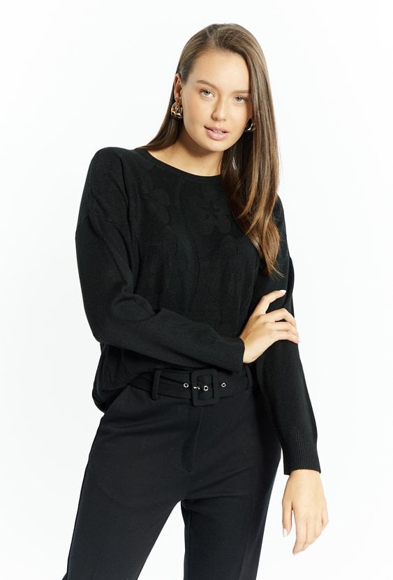 Wiskozowy sweter damski