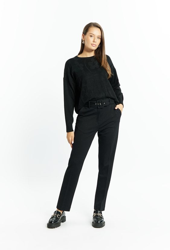 Wiskozowy sweter damski