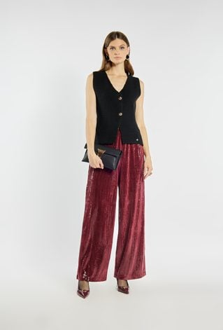 Eleganckie spodnie cekinowe