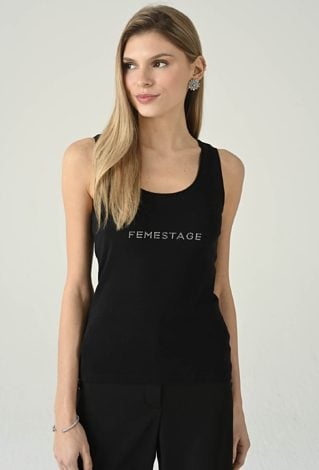 Top damski bez rękawów